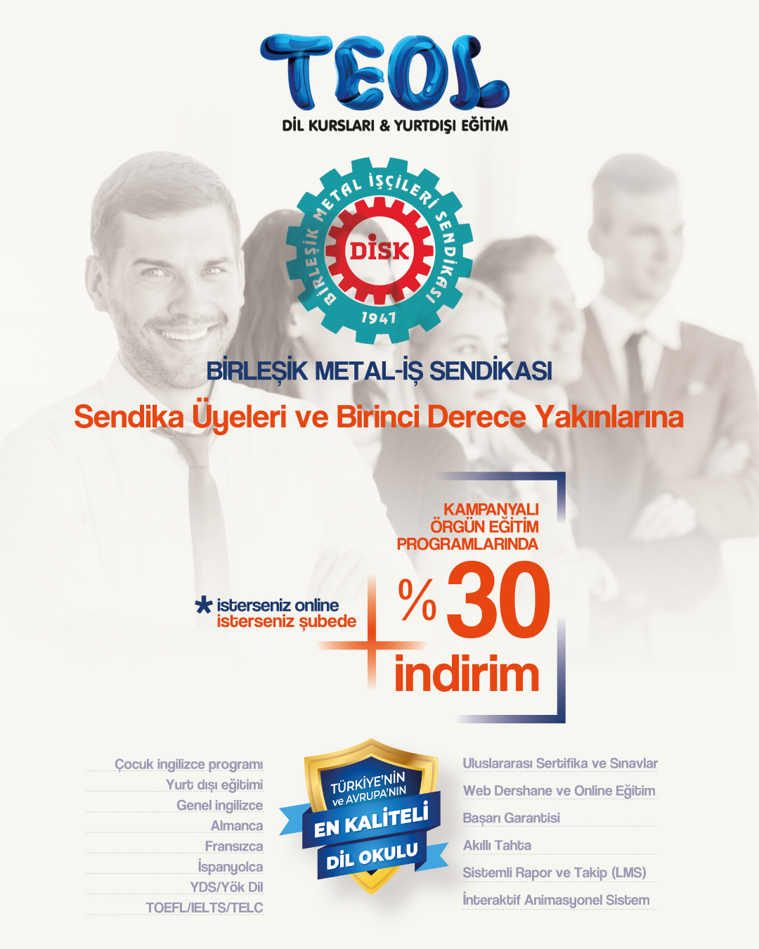 https://www.teol.com.tr/kampanyalar/teol-bursada-birlesik-metal-is-sendikasi-uyelerine-ozel-%30-indirimli-dil-kursu/